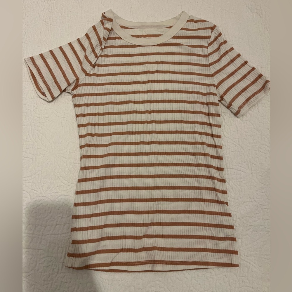 Striped short sleeve